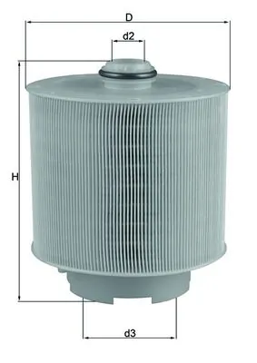 Filtru aer MAHLE LX 1006/2D — AUDI A6 C6 (4F2) 3.0 TFSI quattro 2011
