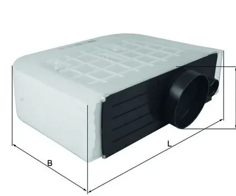 Filtru aer MAHLE LX 3233/6 — AUDI Q8 (4MN, 4MT) 45 TDI Mild Hybrid quattro 2024