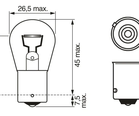 Bec, semnalizator BOSCH 1 987 301 025 — VW TOURAN (1T1, 1T2) 2.0 TDI 2005