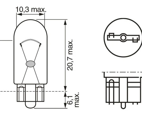 bec,lumini de stationare BOSCH 1 987 302 206 — Dacia Logan