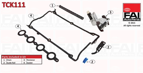 chit lant de distributie FAI AutoParts TCK111 — VW Passat