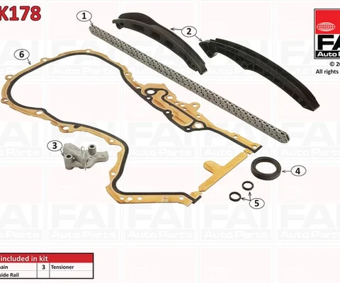 chit lant de distributie FAI AutoParts TCK178 — VW Passat