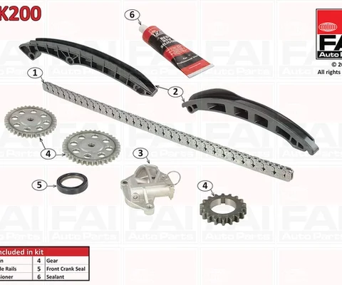 chit lant de distributie FAI AutoParts TCK200 — Skoda Fabia