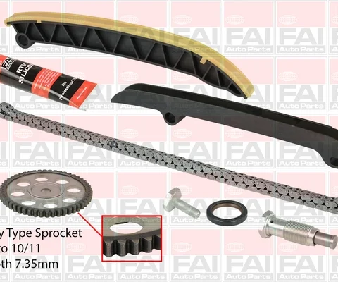 chit lant de distributie FAI AutoParts TCK208 — Skoda Fabia