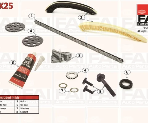 chit lant de distributie FAI AutoParts TCK25 — Skoda Fabia