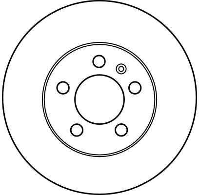 Disc frana TRW DF2803 — Skoda Fabia