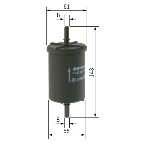 filtru combustibil BOSCH 0 450 902 161 — Dacia Logan