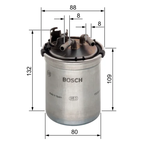 filtru combustibil BOSCH 0 450 906 426 — Skoda Fabia