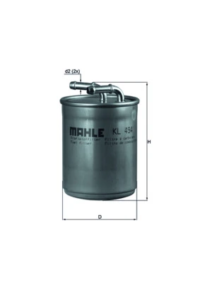 filtru combustibil MAHLE KL 494 — Skoda Fabia