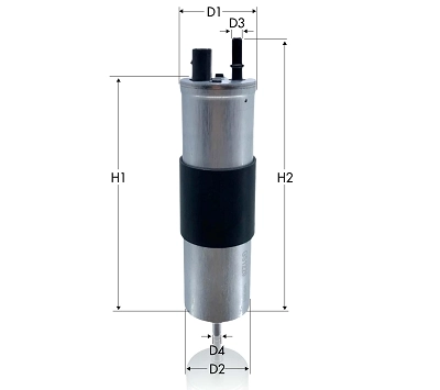 filtru combustibil TECNECO FILTERS GS1220 — VOLVO XC60 II (246) D4 AWD 2018