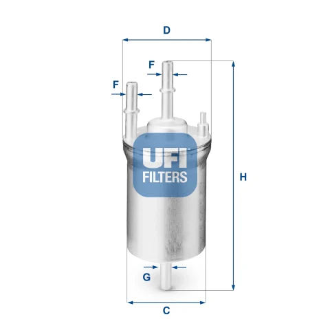 filtru combustibil UFI 31.833.00 — Skoda Fabia