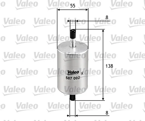 filtru combustibil VALEO 587002 — Dacia Logan
