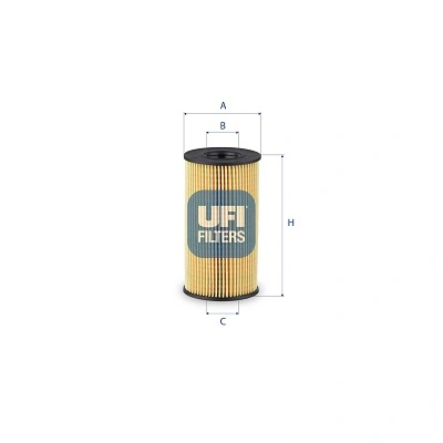 Filtru ulei UFI 25.267.00 — Dacia Logan