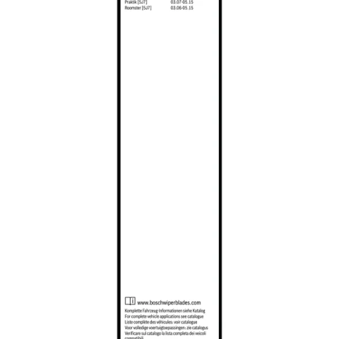lamela stergator BOSCH 3 397 009 051 — Skoda Fabia