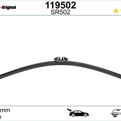 lamela stergator SWF 119502 — Skoda Fabia