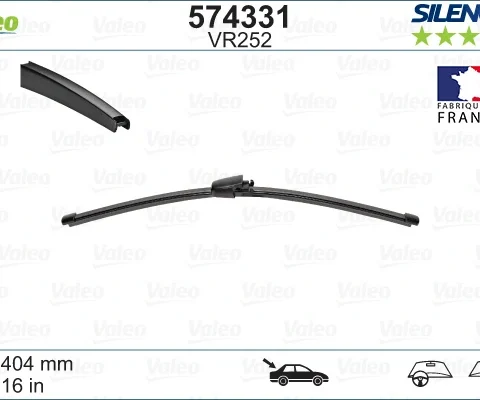 lamela stergator VALEO 574331 — Skoda Fabia