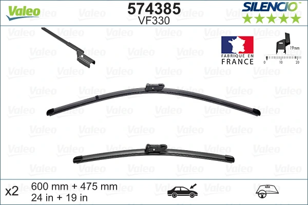 lamela stergator VALEO 574385 — VW Passat