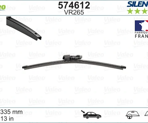 lamela stergator VALEO 574612 — Skoda Fabia