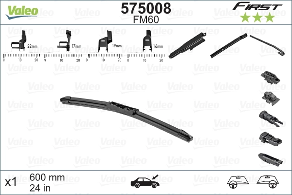 lamela stergator VALEO 575008 — VW Passat