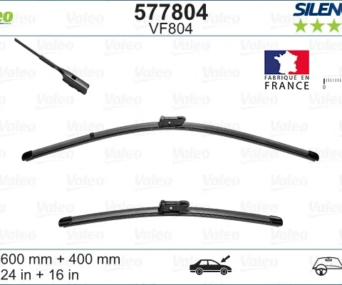 lamela stergator VALEO 577804 — Skoda Fabia