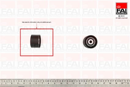 Rola ghidare/conducere, curea distributie FAI AutoParts T9370 — Dacia Logan