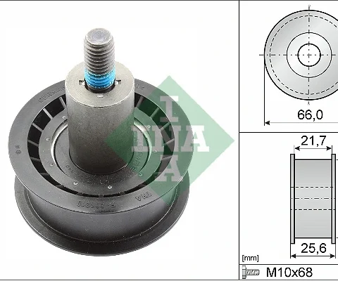 Rola ghidare/conducere, curea distributie Schaeffler INA 532 0167 10 — Skoda Fabia