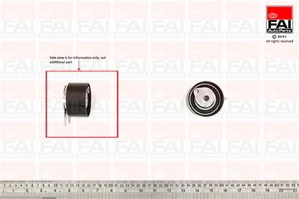 rola intinzator,curea distributie FAI AutoParts T9518 — Dacia Logan