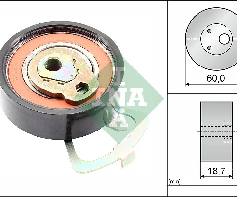 rola intinzator,curea distributie Schaeffler INA 531 0339 10 — Skoda Fabia