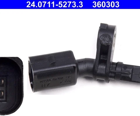 senzor,turatie roata ATE 24.0711-5273.3 — Skoda Fabia