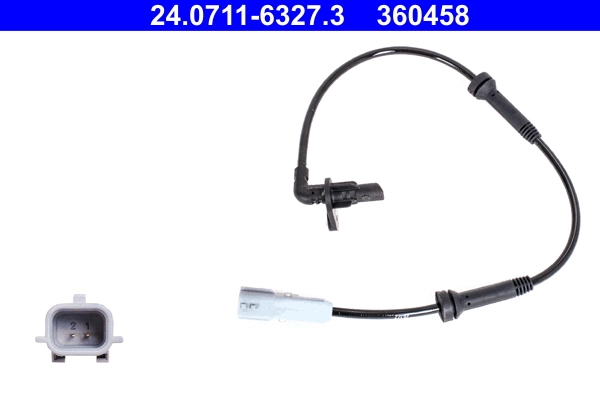 senzor,turatie roata ATE 24.0711-6327.3 — Dacia Logan