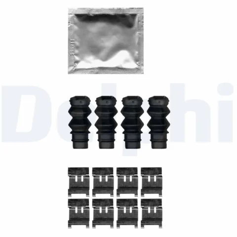 Set accesorii, placute frana DELPHI LX0631 — Dacia Logan