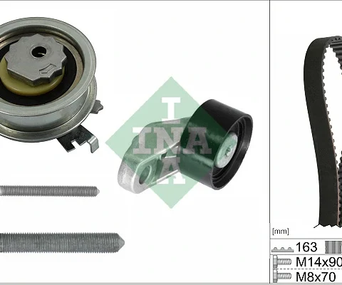 Set curea de distributie Schaeffler INA 530 0846 10 — Skoda Fabia