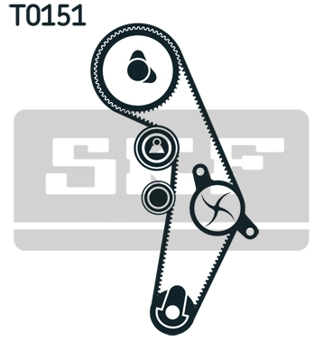 Set curea de distributie SKF VKMA 01018 — VW Passat