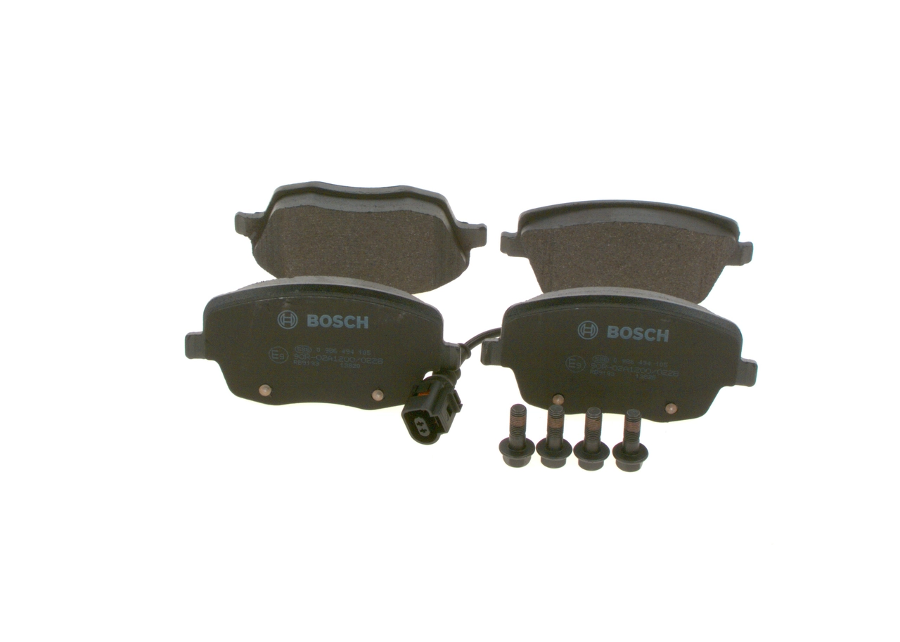 set placute frana,frana disc BOSCH 0 986 494 105 — Skoda Fabia