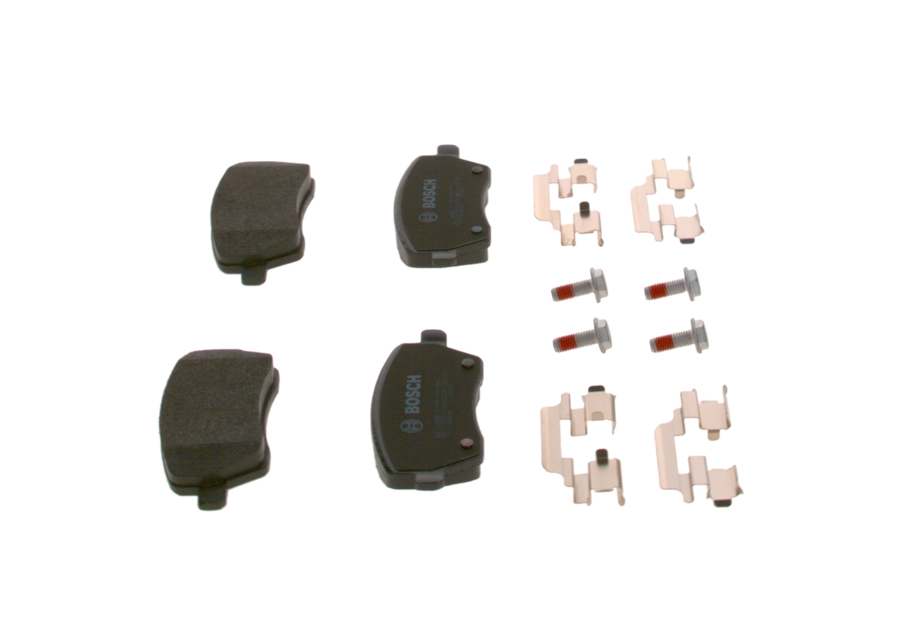 set placute frana,frana disc BOSCH 0 986 494 592 — Dacia Logan