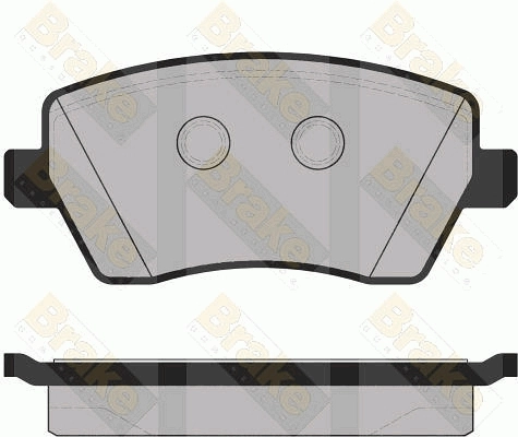 set placute frana,frana disc Brake ENGINEERING PA1435 — Dacia Logan
