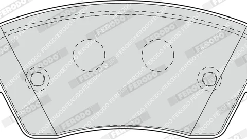 set placute frana,frana disc FERODO FDB1617 — Dacia Logan