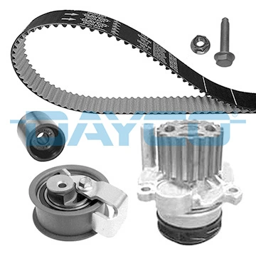 Set pompa apa + curea dintata DAYCO KTBWP3423 — VW Passat