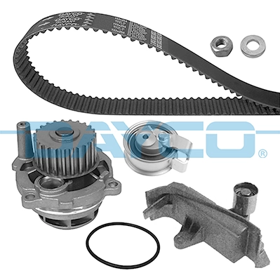 Set pompa apa + curea dintata DAYCO KTBWP3450 — VW Passat
