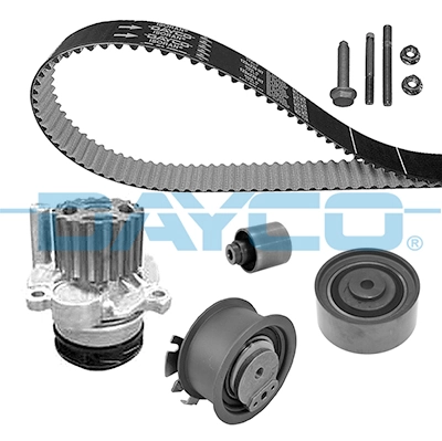 Set pompa apa + curea dintata DAYCO KTBWP4410 — VW Passat