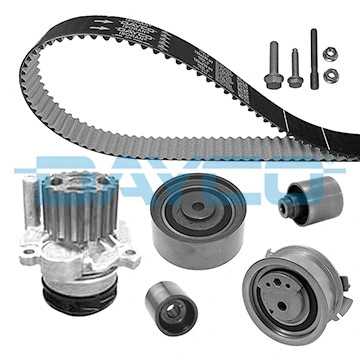 Set pompa apa + curea dintata DAYCO KTBWP5630 — VW Passat