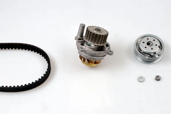 Set pompa apa + curea dintata HEPU PK05450 — VW Passat