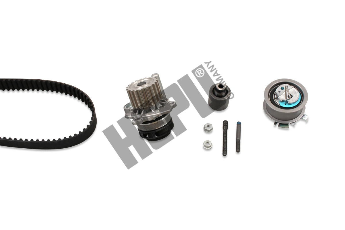 Set pompa apa + curea dintata HEPU PK05510 — VW Passat