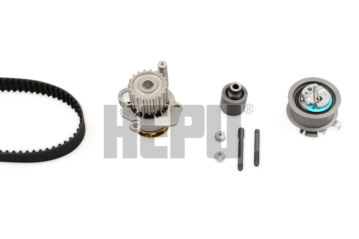 Set pompa apa + curea dintata HEPU PK05650 — VW Passat