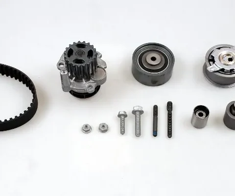 Set pompa apa + curea dintata HEPU PK06543 — VW Passat