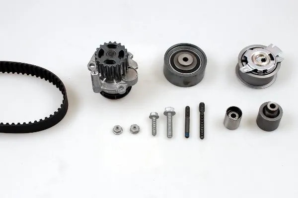 Set pompa apa + curea dintata HEPU PK06543 — VW Passat