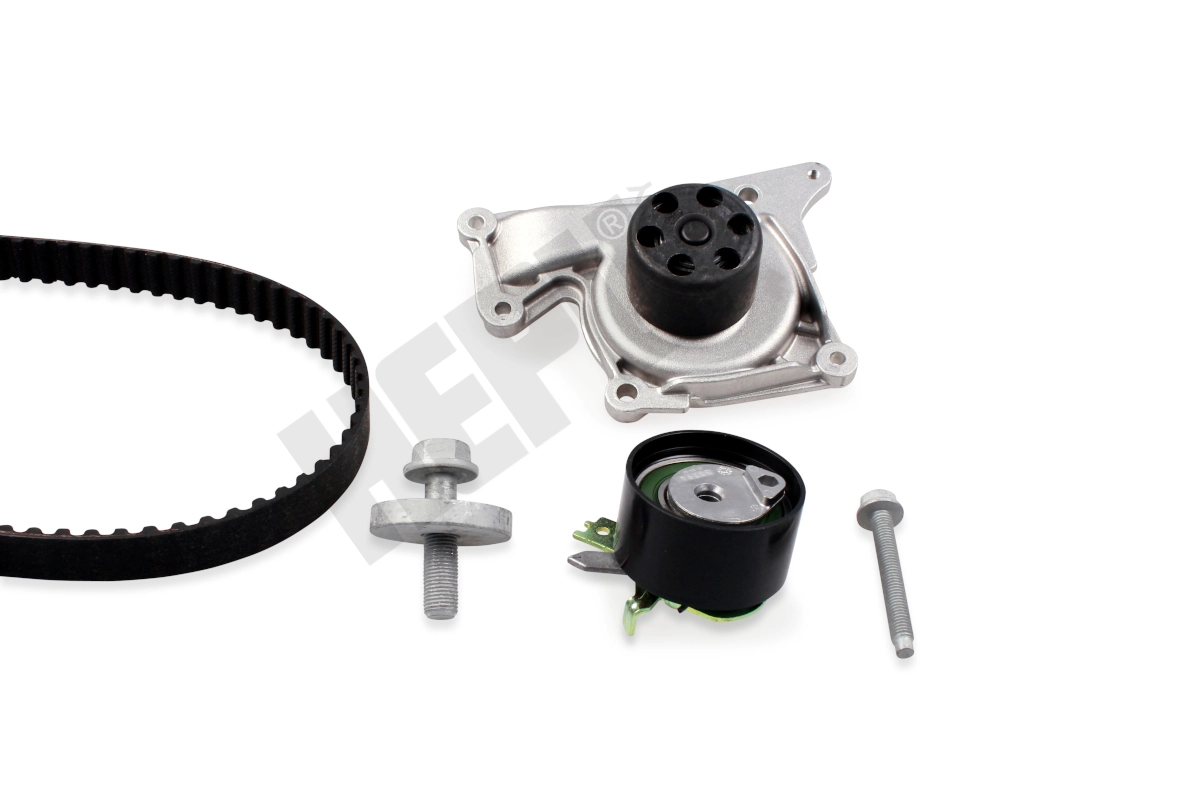 Set pompa apa + curea dintata HEPU PK09651 — Dacia Logan