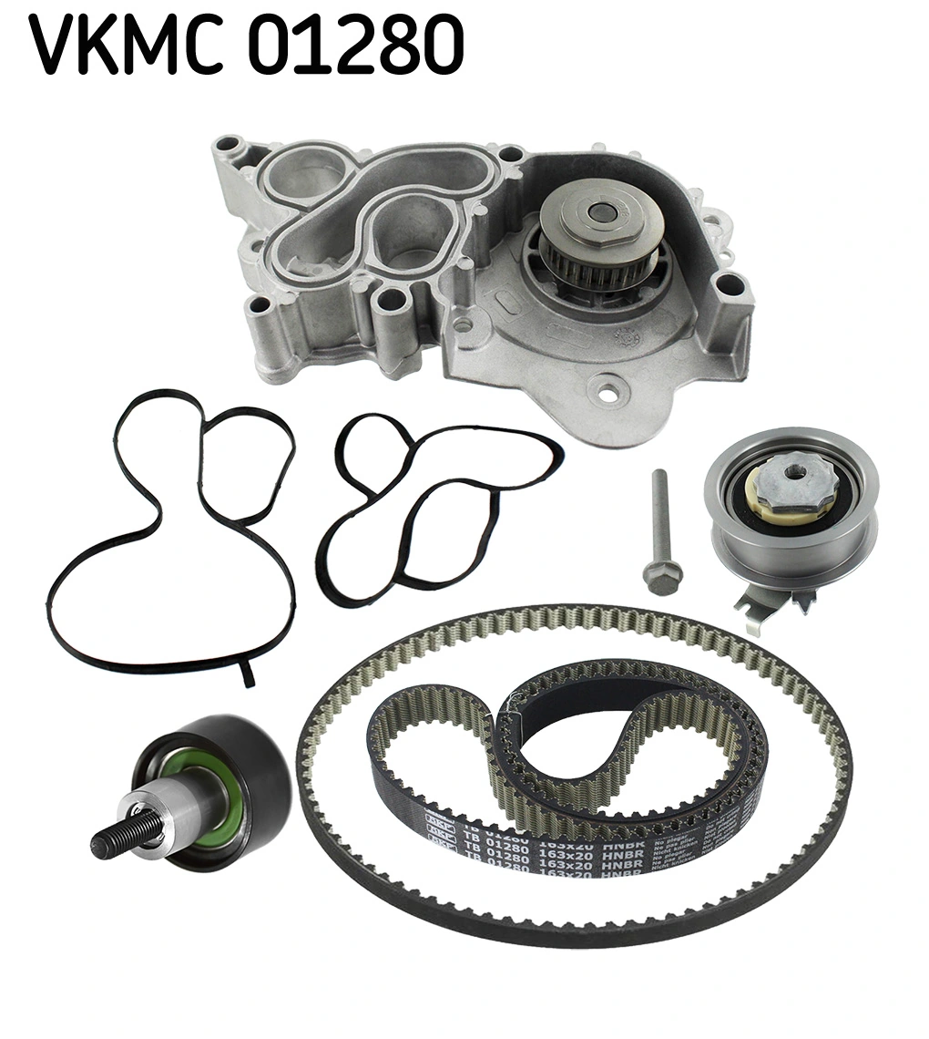 Set pompa apa + curea dintata SKF VKMC 01280 — Skoda Fabia